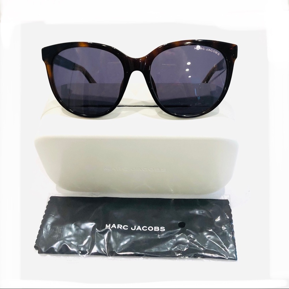 🌺Marc Jacobs Brown Cat Eye Sunglasses+Case NWT